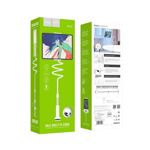 6931474719423-2 Hoco PH24 Balu tablet PC stand silver white