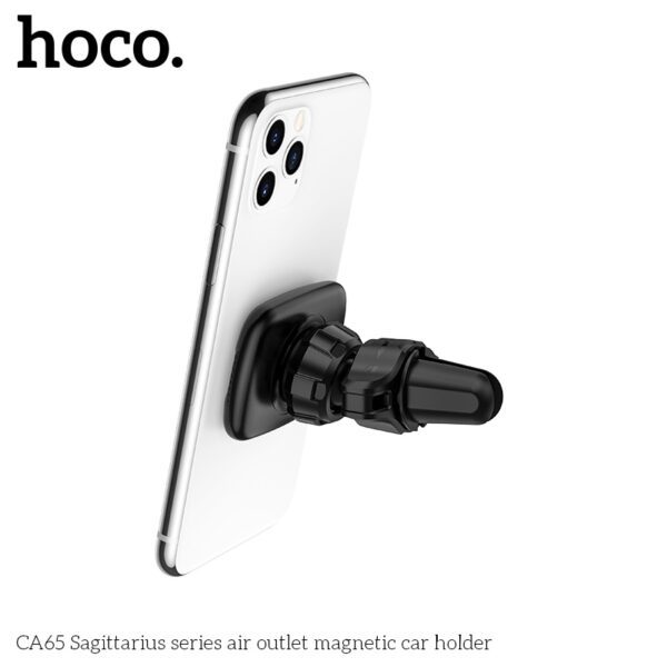 Hoco CA65 Sagittarius series air outlet magnetic car holder black