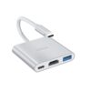 6931474725790 Hoco HB14 Easy use Type-C adapter(Type-C to USB3.0+HDTV+PD) silver