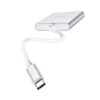 6931474725790-2 Hoco HB14 Easy use Type-C adapter(Type-C to USB3.0+HDTV+PD) silver