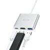 6931474725790-3 Hoco HB14 Easy use Type-C adapter(Type-C to USB3.0+HDTV+PD) silver