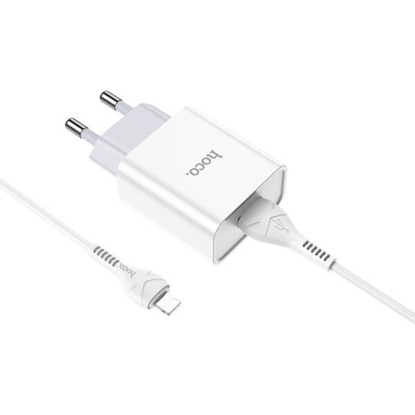 Hoco C81A Asombroso single port charger set(Type-C)(EU) white