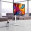 6931474731166-3 Hoco PH30 Soaring series metal desktop stand white