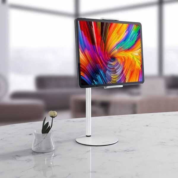 6931474731166-3 Hoco PH30 Soaring series metal desktop stand white