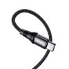 Hoco X50 Type-C to Type-C Exquisito 100W charging data cable(L=2M) black