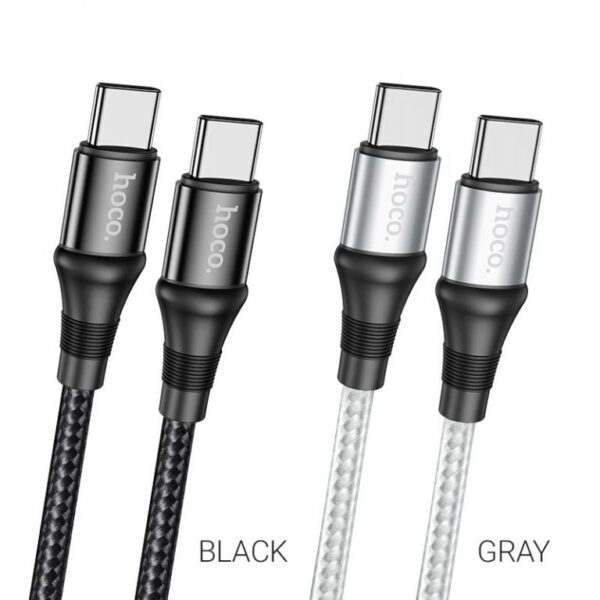 Hoco X50 Type-C to Type-C Exquisito 100W charging data cable(L=2M) black