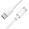 Hoco X51 High-power 100W charging data cable Type-C to Type-C(L=2M) white