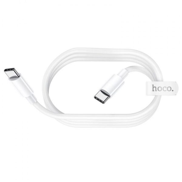 Hoco X51 High-power 100W charging data cable Type-C to Type-C(L=2M) white