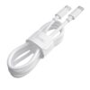 Hoco X51 High-power 100W charging data cable Type-C to Type-C(L=2M) white