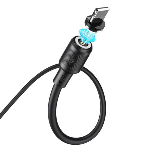 Hoco X52 Sereno magnetic charging cable for iP black
