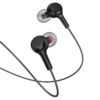 Hoco M78 El Placer universal earphones with microphone black