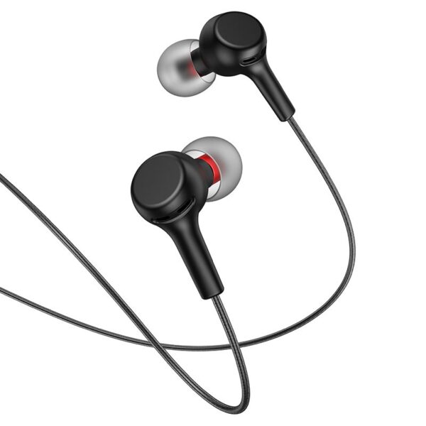 Hoco M78 El Placer universal earphones with microphone black