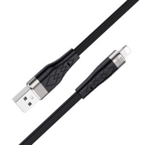 Hoco X53 Angel silicone charging data cable for iP black