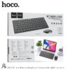 Hoco DI05 BT wireless keyboard and mouse set(russian version) white