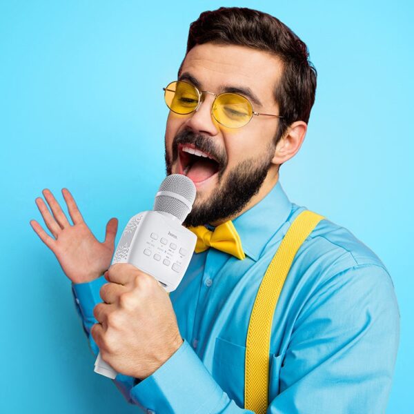 Hoco BK5 Cantando karaoke microphone blue