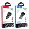 6931474742544-5 Hoco Z42 Light road dual port digital display PD20W+QC3.0 car charger black
