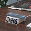 6931474742865-4 Hoco DCK1 Clock with Wirelss Charging (Plastic verison)
