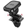 Hoco S49 Fuerte series air outlet magnetic car holder black