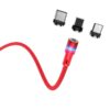 Hoco U98 3-in-1 Sunway multi-functional magnetic charging cable(Lightning/Micro/Type-C)
