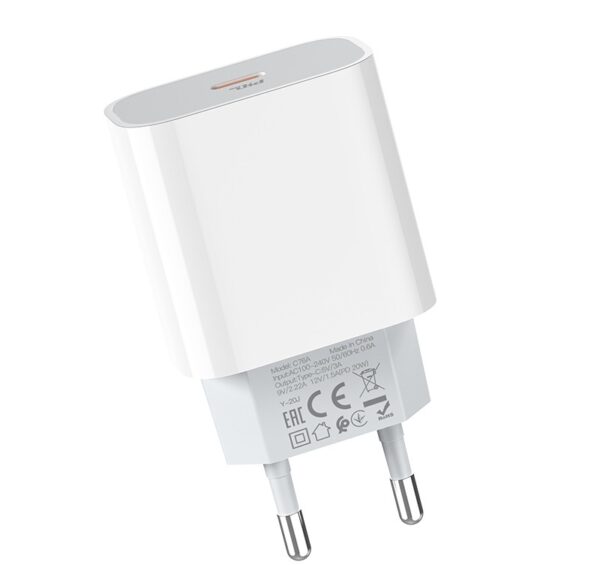 Hoco C76A Plus Speed source PD20W charger(EU) white