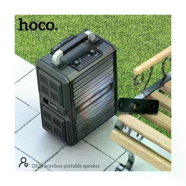 6931474747341-2 Hoco DS24 Wireless portable speaker black