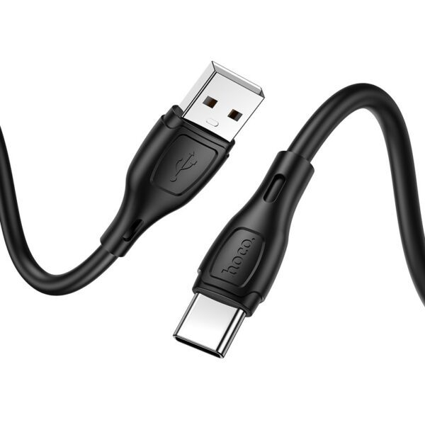 Hoco X61 Ultimate silicone charging data cable for Type-C black