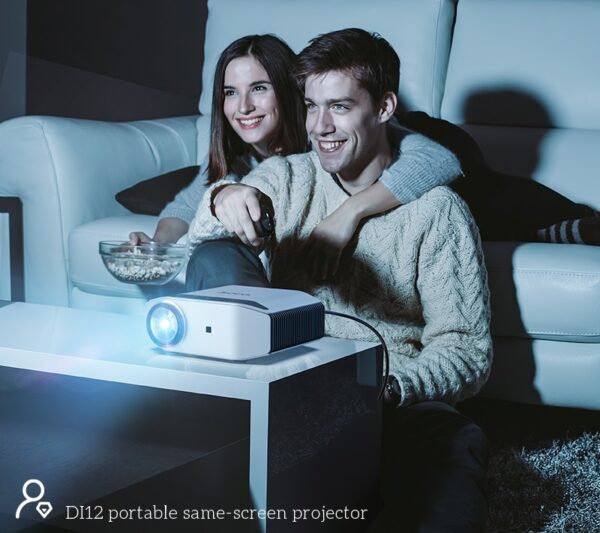 6931474748287 Hoco DI12 Portable Same Screen Version Projector