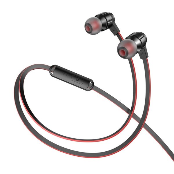 Hoco M85 Platinum sound universal earphone with mic magic black night