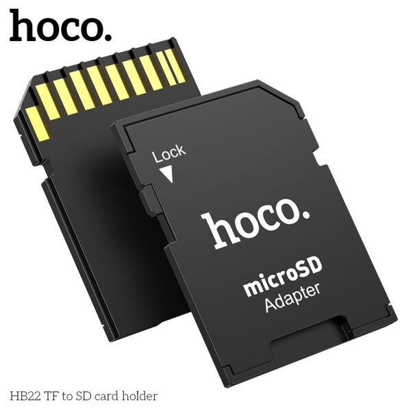 Hoco HB22 TF to SD card holder black