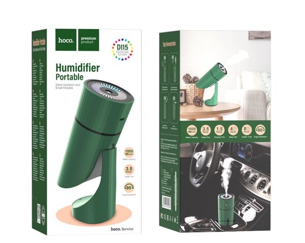 Hoco DI15 Peaceful portable colorful light humidifier green