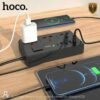 6931474749635 Hoco DC15 two in one multi -socket extension charger