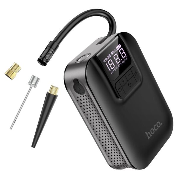 6931474750136 Hoco S53 Breeze portable smart air pump black