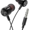 Hoco M87 String wired earphones with with microphone red flame