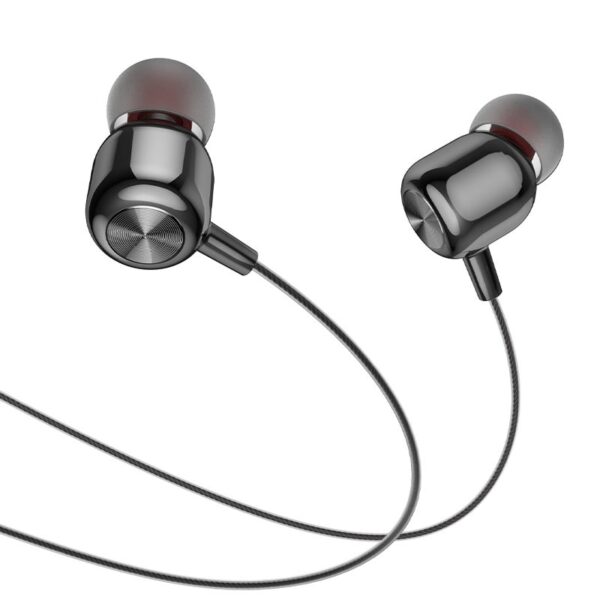 Hoco M87 String wired earphones with with microphone red flame