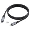 Hoco US01 USB3.1 GEN2 10Gbps 100W super-speed HD data transmission and charging cable(L=1.2m)