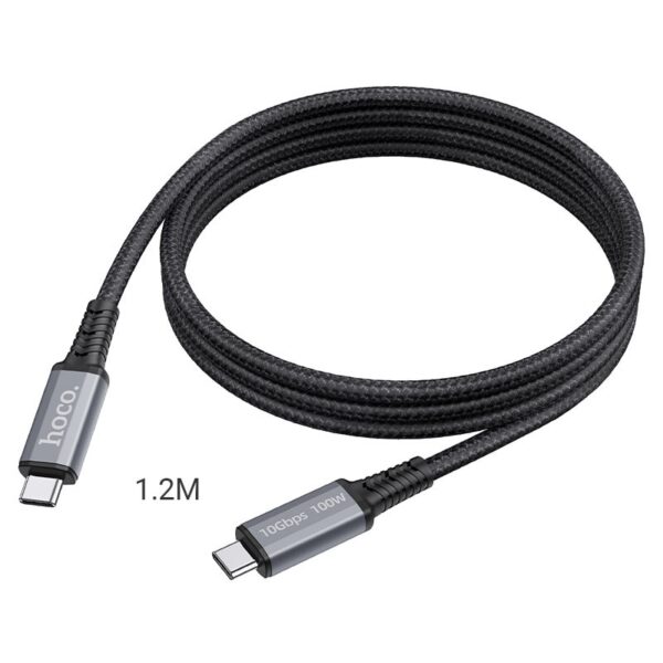 Hoco US01 USB3.1 GEN2 10Gbps 100W super-speed HD data transmission and charging cable(L=1.2m)