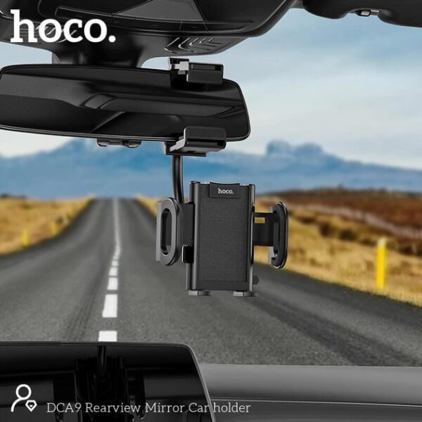 Hoco DCA9 Rearview mirror car holder black