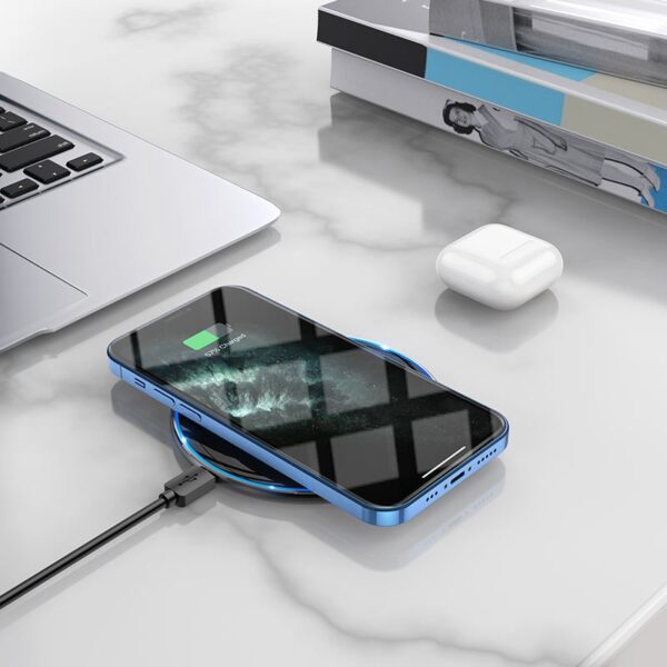 6931474755032-2 Hoco CW6 Pro Easy 15W charging wireless fast charger black