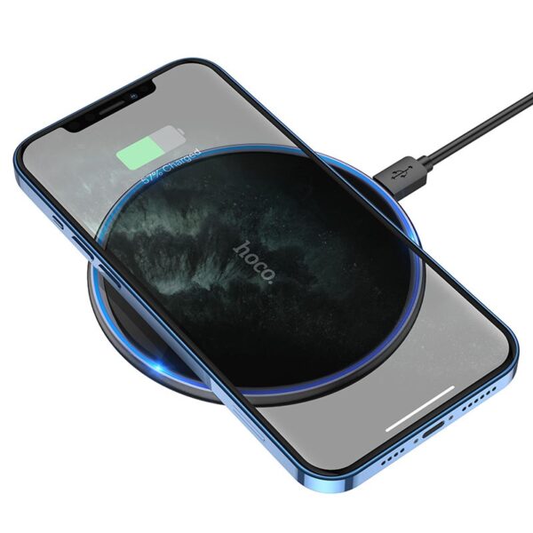 6931474755032-3 Hoco CW6 Pro Easy 15W charging wireless fast charger black