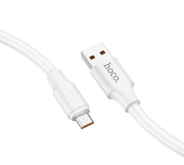 Hoco DU17 Titan charging data cable for Micro White