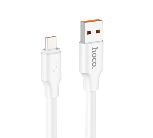 Hoco DU17 Titan charging data cable for Micro White