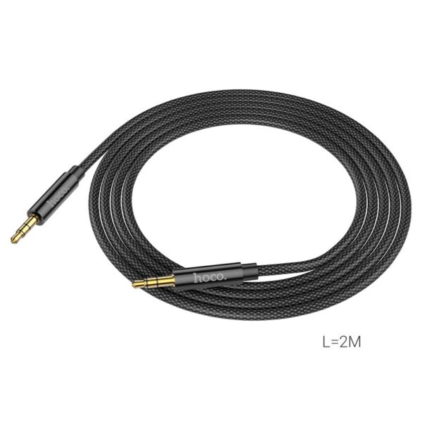 Hoco UPA19 AUX audio cable(L=2M) black