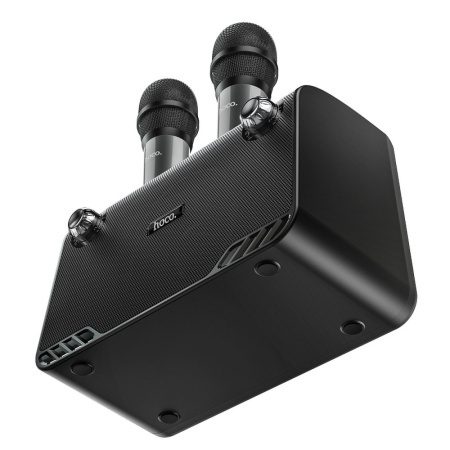 6931474760340-2 Hoco BS41 Plus double mic karaoke BT speaker black