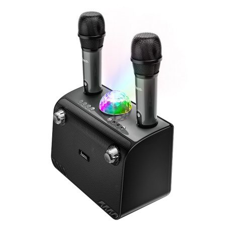 6931474760340 Hoco BS41 Plus double mic karaoke BT speaker black