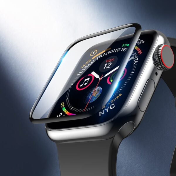 6931474760678 Hoco 3D Hot bending large arc original glass film for iWatch Series4/5/6/SE(40mm)(A29) black