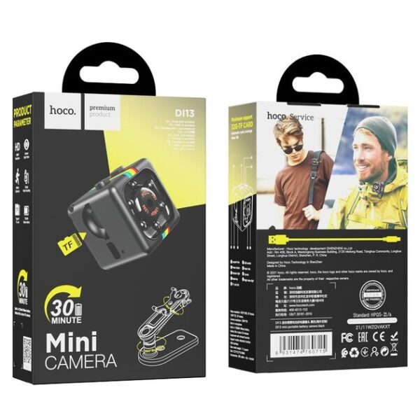Hoco DI13 mini portable battery camera black
