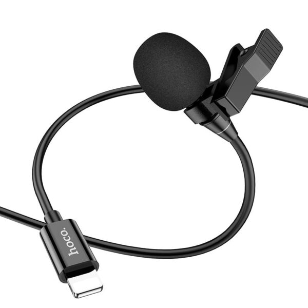 Hoco L14 iP Lavalier microphone black