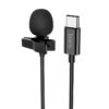 Hoco L14 Type-C Lavalier microphone black