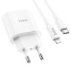 Hoco C94A Metro single port PD20W charger set(Type-C to Type-C)(EU) white