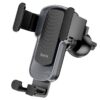 Hoco CA103 vertical and horizontal air outlet gravity car holder black metal gray
